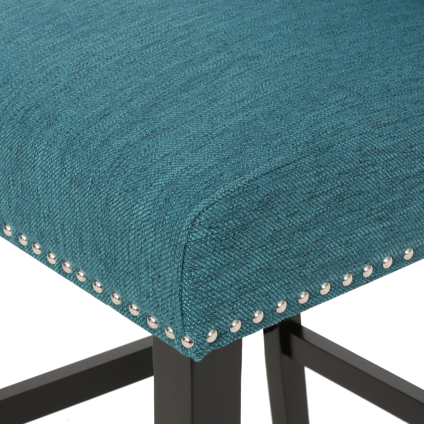 Vienna - Contemporary Fabric Tufted Wingback Counter Stools (Set of 2)