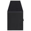Ian - 2 Door TV Stand Media Console With Storage - Black