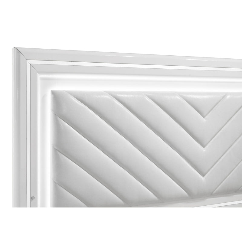 Buckley - Panel Bed With LED Trim