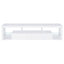 Lance - 3 Piece TV Entertainment Center With Shelves - Gloss White