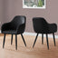 Dining Chair Side, Upholstered For Dining Room, Contemporary & Modern (Set of 2)