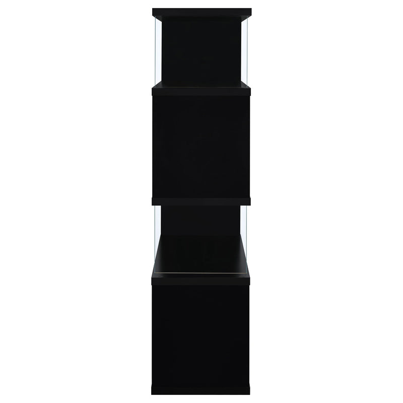Elias - 4 Shelf Bookshelf With Zigzag Design