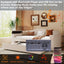 Upholstered Daybed With Storage Armrests, Trundle And Latest Integrated tooth Audio System