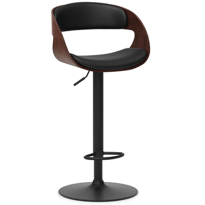 Archer - Adjustable Swivel Bar Stool - Black
