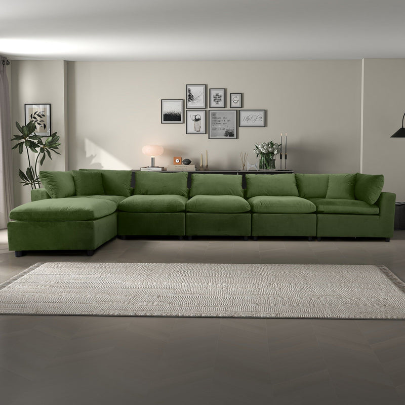 Hayward - Sectional Sofa - Olive Green