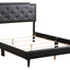 Button Tufted Bed Charming For Cozy Spaces