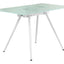 Computer Desk For Home Office, Laptop, Tempered Glass, Contemporary & Modern - White