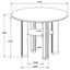 Crispin - Round Counter Height Dining Table - Brown