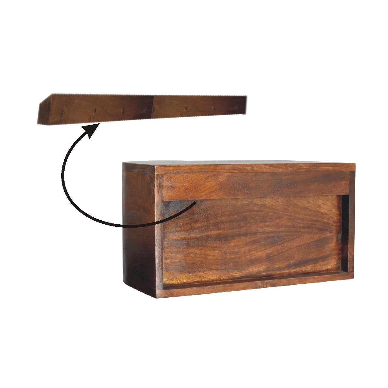 Lunar - Drawer Floating Nightstand