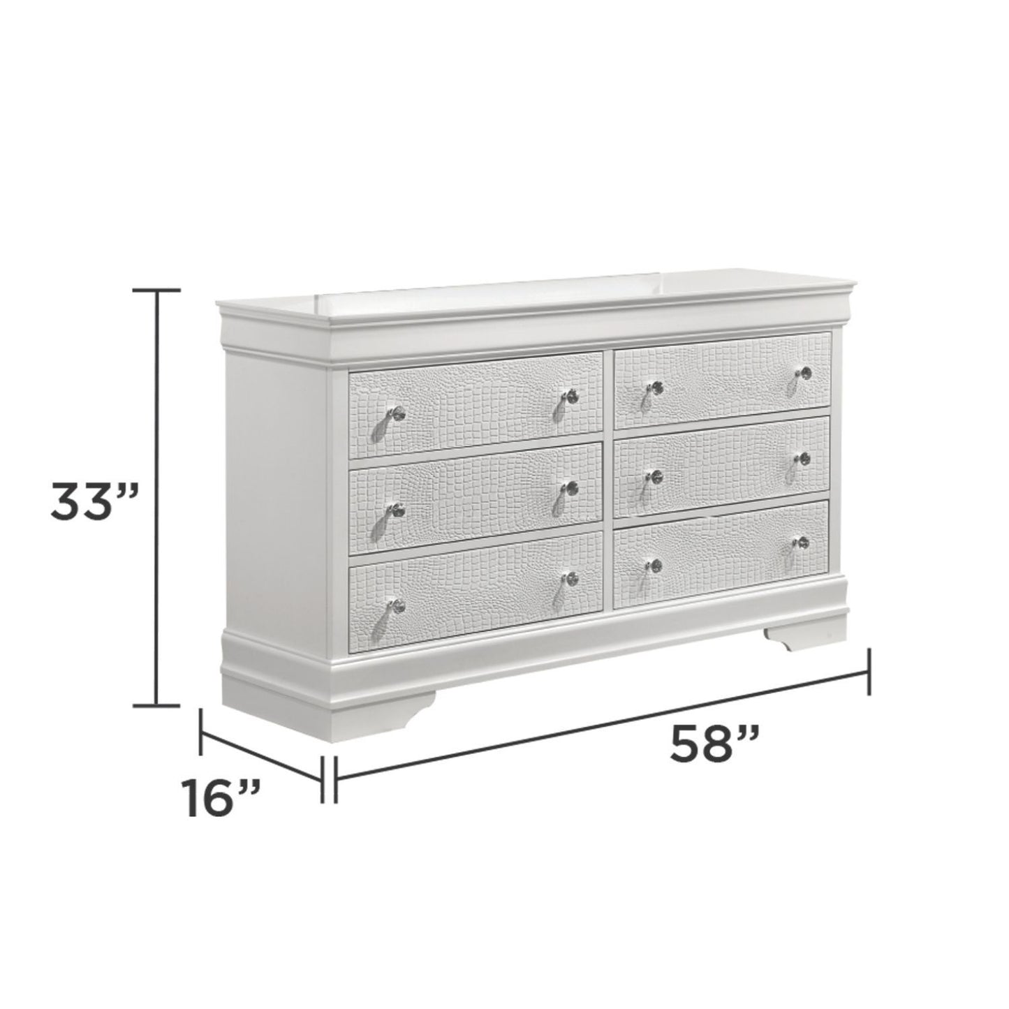 Blaze - 6 Drawer Dresser