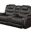 Braylon - Recliner Loveseat With Cupholder Console - Brown