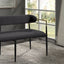Jaramillo - Chenille Bench - Black