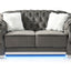 Loveseat With Flared Arms