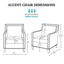 Shasta - Accent Chair With And Nail Buttons - Brown