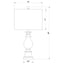 Wahlburg - Drum Shade Table Lamp - Oatmeal