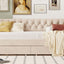 Upholstered Daybed With Storage Armrests And USB Port