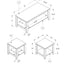 Table Set, Coffee, End, Side, Accent, Transitional (Set of 3)