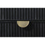 California King 5 Piece Bedroom Set With Fluted Detailing - Black