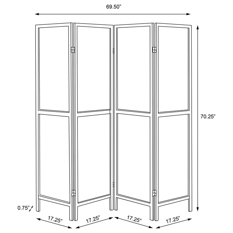 4 Panel Folding Screen