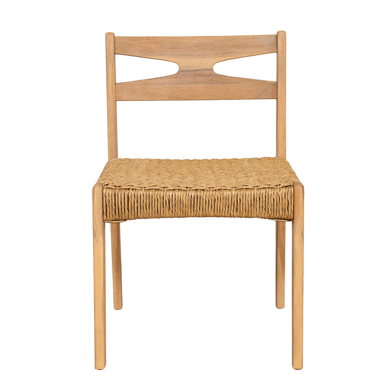 Dining Side Chairs, Indoor Outdoor Armless Chair (Set of 2)