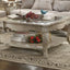 Chelmsford - Clear Glass Coffee Table - Taupe