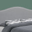 Queen Size, Bed Headboard Only, Upholstered, Transitional - Gray