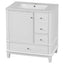 Freestanding Bathroom Vanity With Sink, Soft Close Door, 3 Drawers