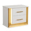 Obsession - 2 Drawer Nightstand - White