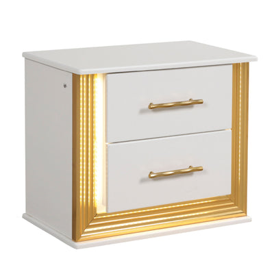 Obsession - 2 Drawer Nightstand - White