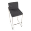 Fuji - Contemporary And Modern Elegance High Back Barstool