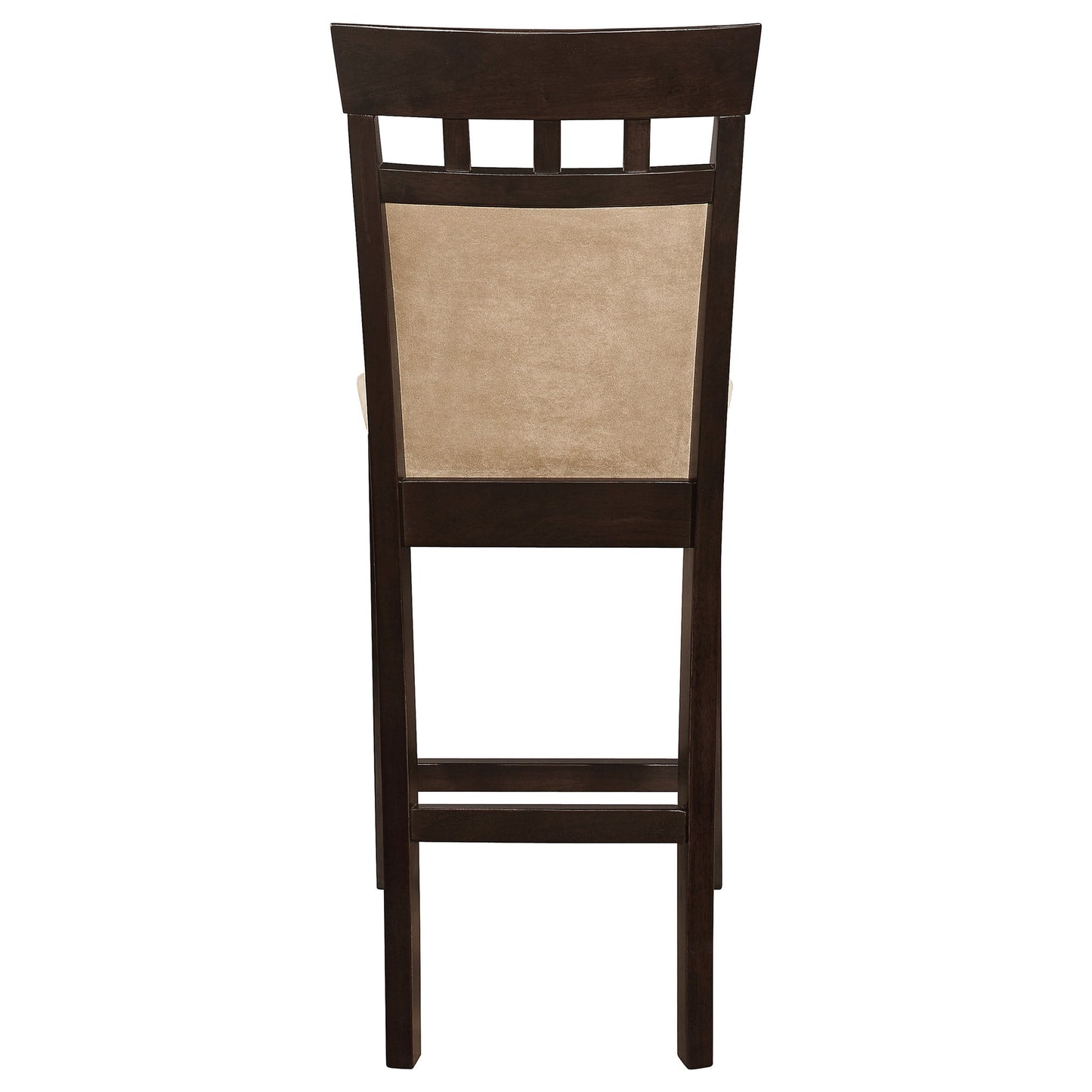 Upholstered Counter Height Stools (Set of 2) - Beige / Brown