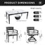 Modern Outdoor Patio Dining Set With Table And Chairs With Sunbrella Cushions