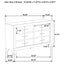Strout - 4 Piece Queen Bedroom Set With Upholstered Headboard - Rustic