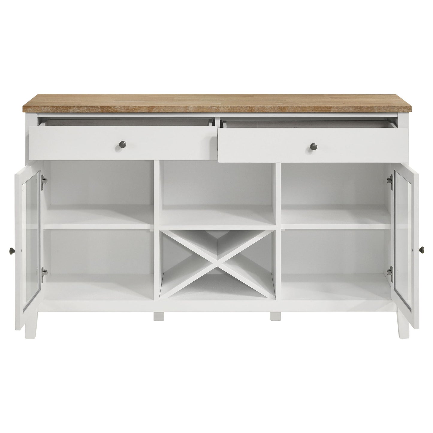 Prager - 2 Door Dining Sideboard - White