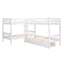 L Shaped Bunk Bed With Drawers
