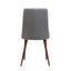 Mid Century Modern Fabric Armless Dining Chair