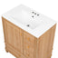 Freestanding Bathroom Vanity With Sink, Soft Close Doors & Drawers, Ample Storage - Wood