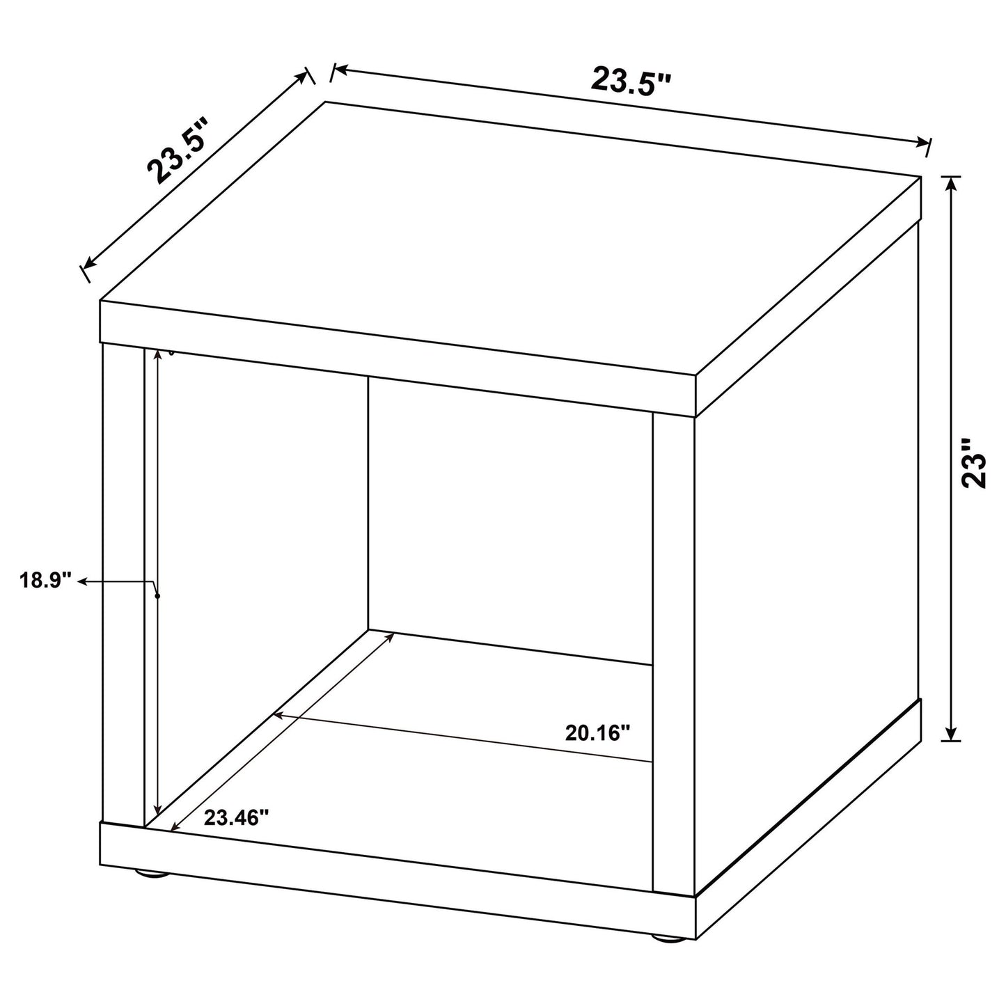 Flint - Square Table