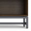 Banting - Low Wide Bookcase - Walnut Brown