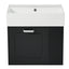 Modern Wall Mounted Bathroom Vanity With Sink, Soft Close Drawer, Adjustable Shelf, Toilet Paper Holder