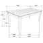 Dexter - Rectangular Plank Top Dining Table - Dark Gray
