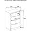 Sophia - 4 Drawer Chest