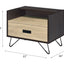 Melkree - Accent Table With Display & Utility Function - Black