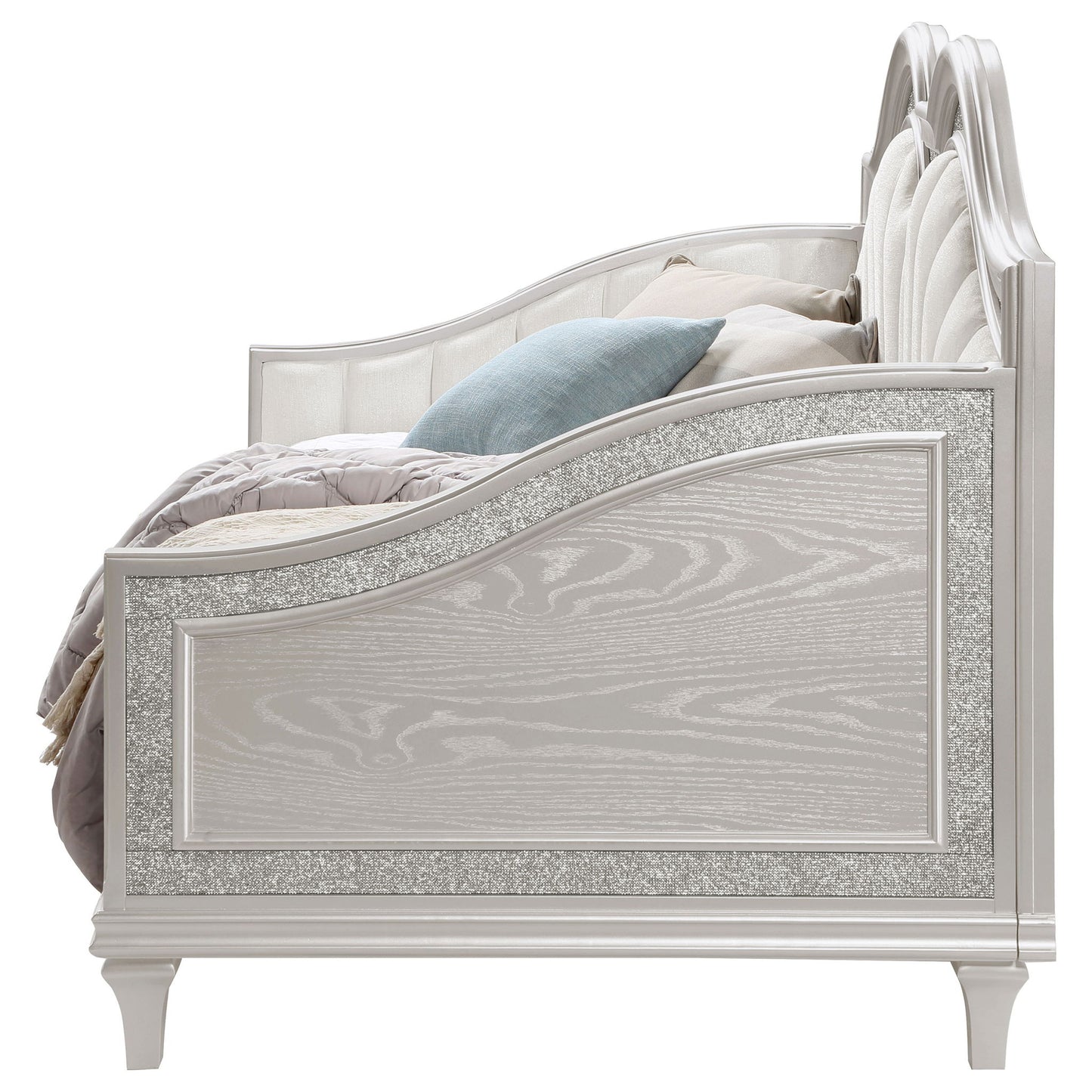 Aurelia - Twin Daybed With Trim Upholstery - Oak
