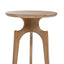Carmel - Round Side Table - Antique Brown
