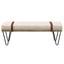 Karis - Upholstered Accent Bench - Beige