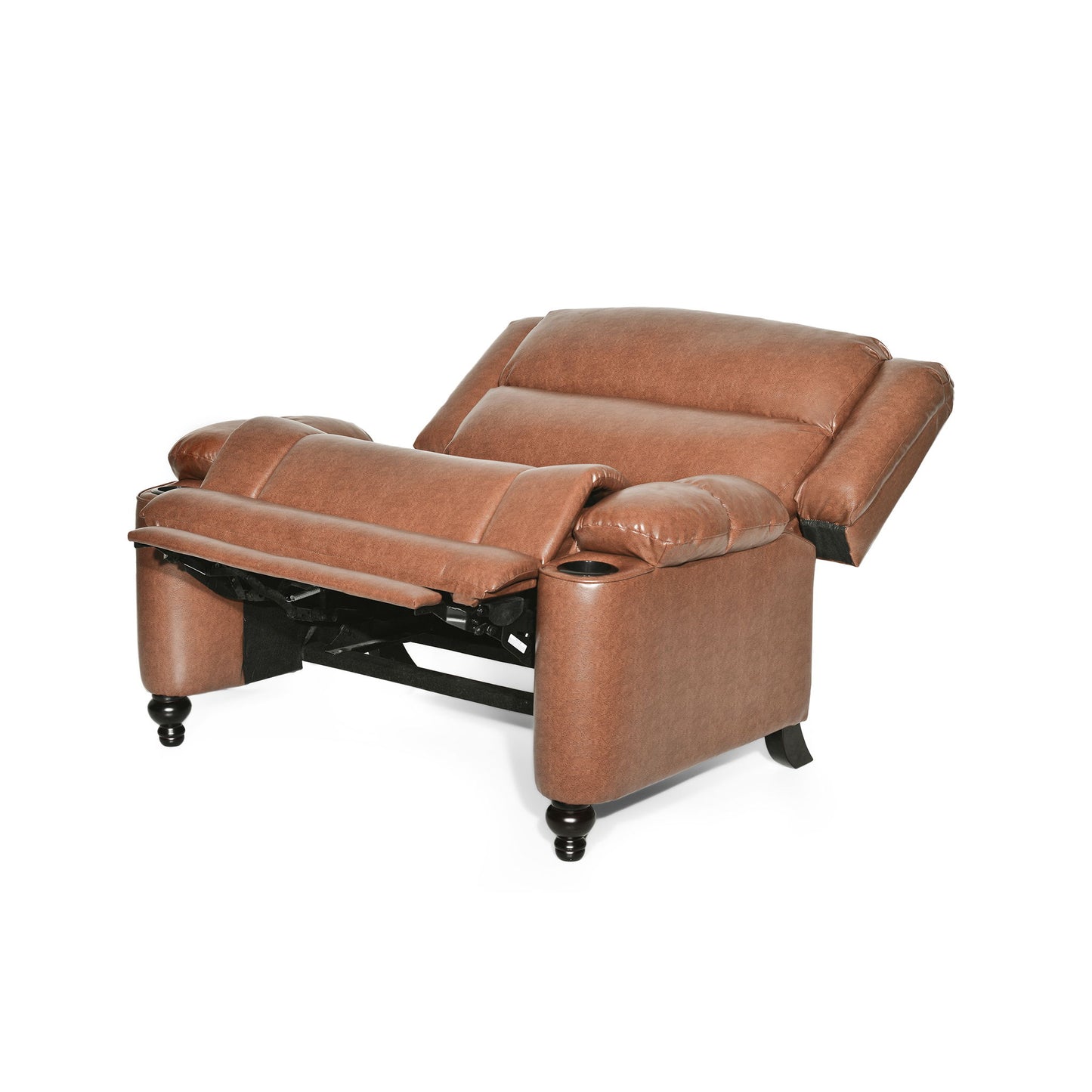Tufted Design Wide Manual Recliner Chair