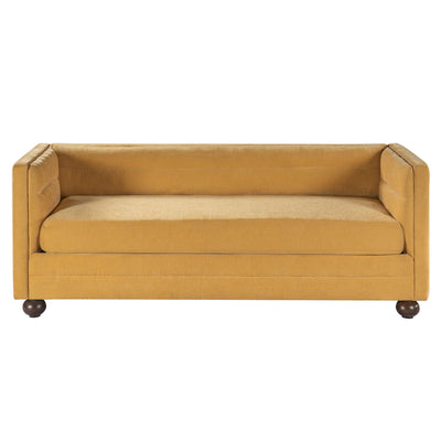 3 Seater Sofa Upholstery With Square Arms, Living Room Couch