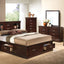 Louis Phillipe - Bookcase Storage Bed