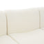 3 Seater Sofa Couch With Curved Armrests